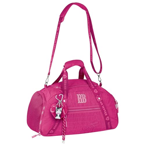 Bolsa Rebecca Bonbon RB Sacola Grande Nylon Academia Viagem (Rosa)