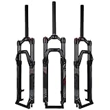 Air MTB Suspension Fork 26/27.5/29, Rebound Adjust Straight Tube 28.6mm QR 9mm Travel 120mm Manual/C
