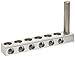 Transformer Stud Connector, 350-6 AWG Wire Range, 5/8" Copper Stud Diameter, 4" Stud Length, 1" Width, 1.44" Height, 6.88" Length