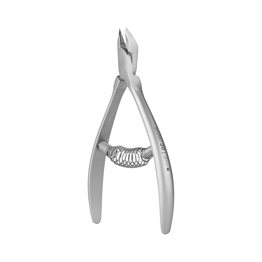 STALEKS Pro Smart 30 Zangen für Nagelhaut mit Feder (Klingenlänge - 3 mm) NS-30-3