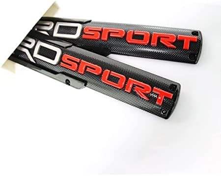 2 Pieces TRDSport Fender Side Door Rear Trunk Tailgate Emblem Nameplate Badge (1)