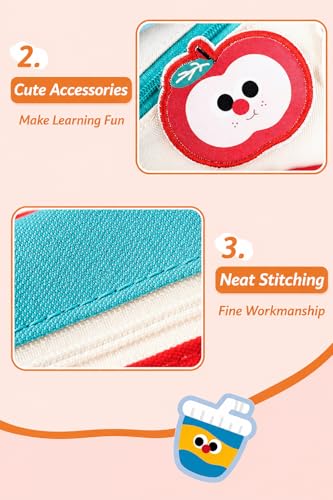 Image of Cute Food Pencil Case 4 Layer with 3 Compartment Cute Aesthetic for Kids Large Capacity Pencil Pouch Multifunctional Pouch for School Kids Cute Quirky Stationary Gift (Cute Food Pencil Case-Yellow)