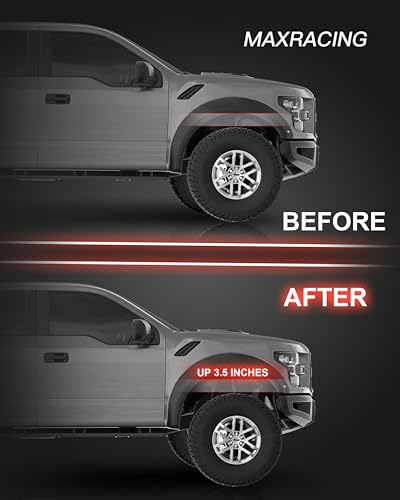 Image of Maxracing 3.5 inch Front Leveling Kit Upper+Lower Strut Lift Spacers Compatible with 2007-2026 Chevy Silverado Avalanche Suburban Tahoe 1500 / GMC Sierra Yukon 1500 2WD /4WD