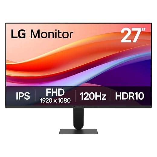 LG 27U411A-B 27-inch Full HD (1920 x 1080) IPS Computer Monitor, 120Hz, HDR10, Reader Mode, Flicker Safe, HDMI, Slim Stand Base, Black