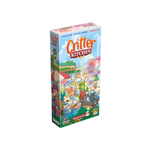 LUCKY DUCK GAMES - Critter Kitchen – Stands À LA Carte - Extension du Jeu de Société de Cuisine Familial - Nouveaux Plats, Stands & Personnages Déjantés - 1-7...
