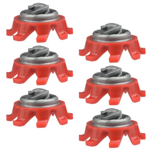 PRETYZOOM - PRETYZOOM 6 Stück TPU Golfspikes Ersatz für Golfschuhe mit Anti Rutsch Funktion Langlebige Schuhspitzen für Outdoor Golf Leicht und Tragbar Golfschuhzubehör