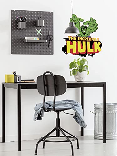 Komar Marvel Wandtattoo Hulk Comic Classic - 50 x 70 cm (Breite x Höhe) - 1 Teile - Deco-Sticker, Wandaufkleber, Wandsticker, Wanddeko, Kinderzimmer - 14075h Komar Marvel Wandtattoo Hulk Comic Classic - 50 x 70 cm (Breite x Höhe) - 1 Teile - Deco-Sticker, Wandaufkleber, Wandsticker, Wanddeko, Kinderzimmer - 14075h