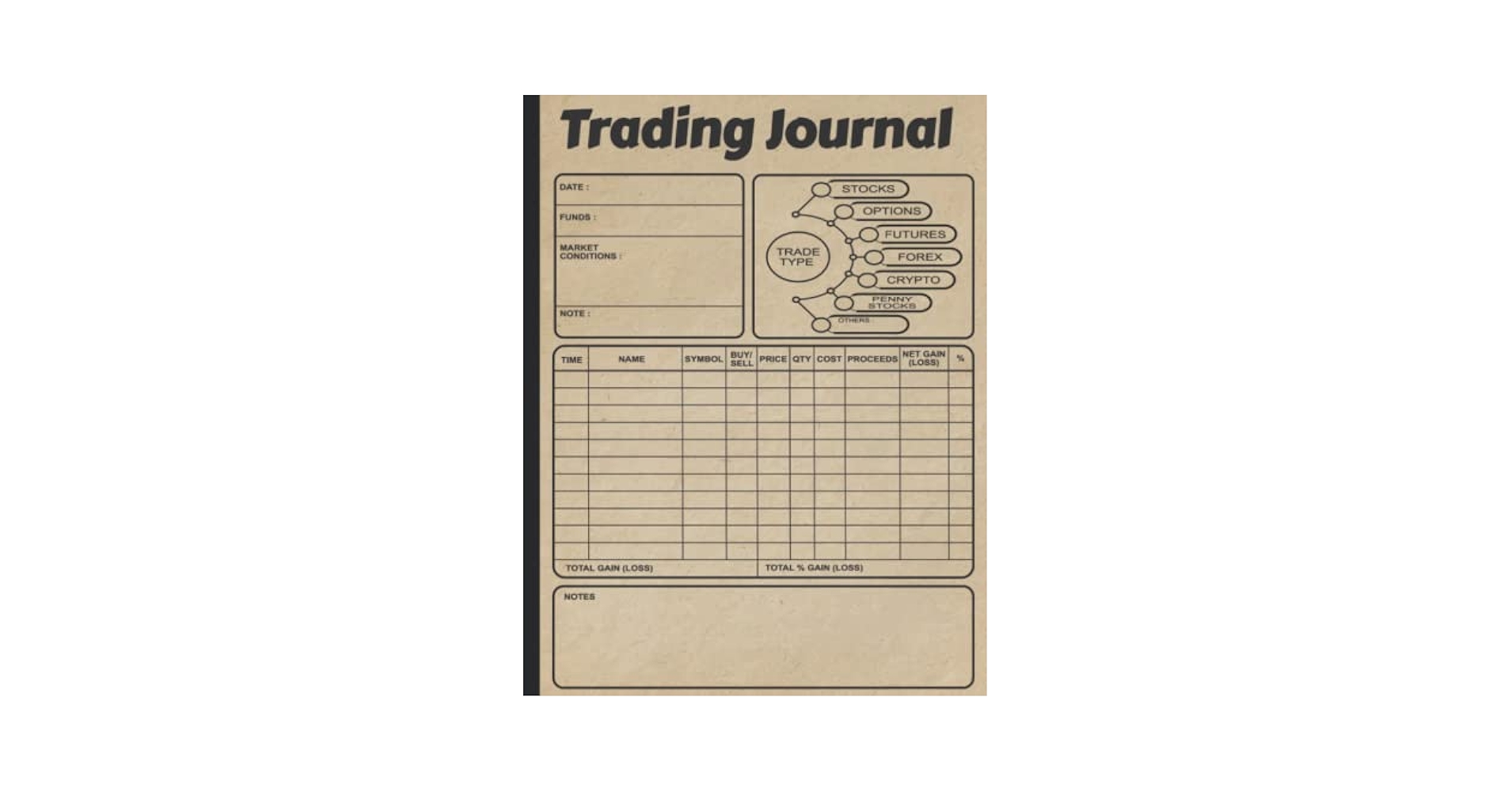 Trading Journal: Stock Trading Log Book | Track Your Trade