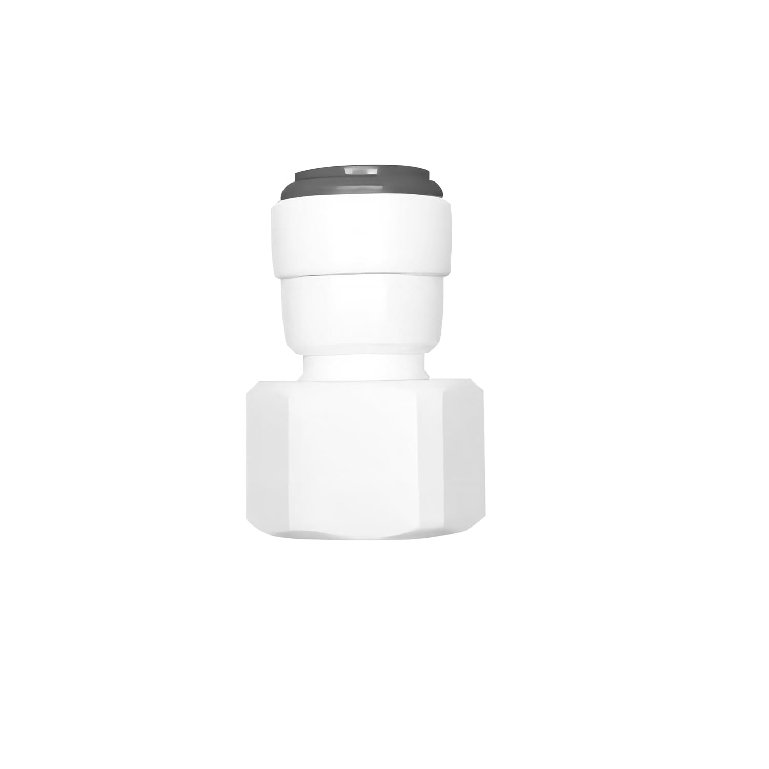 Qrity Conectores de Manguera Rectos de Agua RO, Conector Rápido Filtro Agua Adaptador, 1/2" Rosca Macho/Hembra Conector-1/4" Acoplamientos rápidos para filtros, para RO Inverso Ósmosis Sistema — view 37
