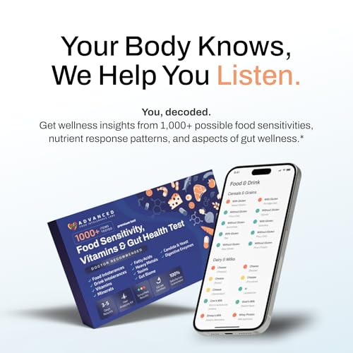 AFIL 1000+ Foods, Drinks, Vitamins, Gut, at-Home Wellness Test Kit, Trusted Hair Analysis for Adults & Kids, at-Home Health Non-Invasive, Gluten, Dairy Health Wellness Indicators