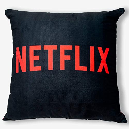 ALMOFADA FIBRA VELUDO 40X40CM NETFLIX BRAND