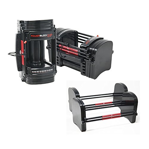 POWERBLOCK EXP Adjustable Dumbbell Set 5-70lbs