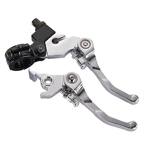 GOOFIT 22mm 7/8'' Faltbar Brems und Kupplungshebel Satz Ersatz für 50cc 70cc 90cc 110cc 125cc Dirtbike