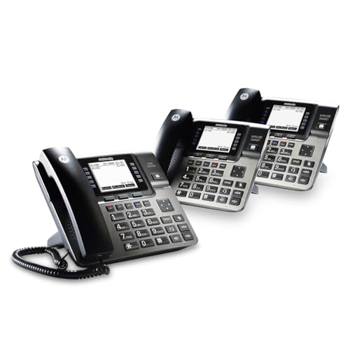 Motorola Voice ML1002D ML1002D Desk Phone Base Station with Digital Receptionist and Digital Answering System