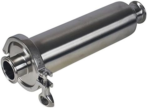 Inline Strainer | Tri Clamp 1.5 inch - Stainless Steel SS304 - Glacier Tanks - (3 Pack)