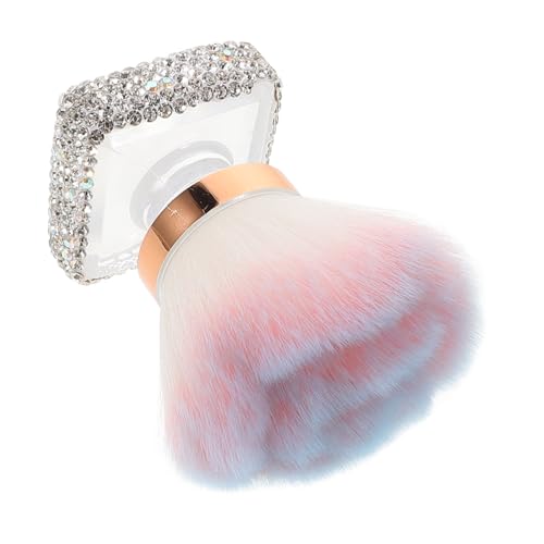 VICASKY Dip Powder Brush Plastic Artificial Fiber Makeup Brushes Powder Foundation Brush Nail Brush Cleaner