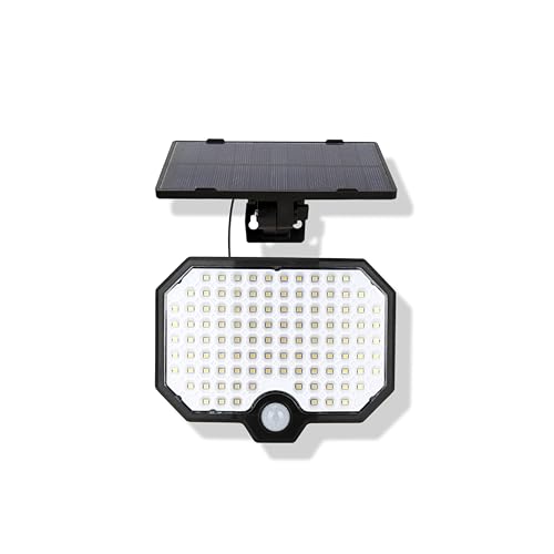 Image of Dylect Eco Motion Sensor Solar Wall Light for Garden, Parking, Terrace, Security, Shop | 3 in 1 Function, IP44 Waterproof, Upto 12 Hr Runtime, Easy Installation (Cool White)
