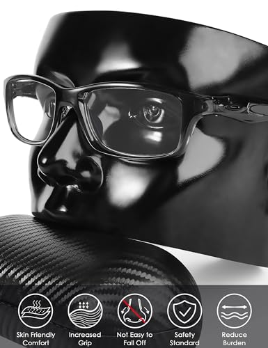 BlazerBuck Ersatz-Nasenpolster für Oakley Crosslink PRO Sweep Pitch Glas – Schwarz