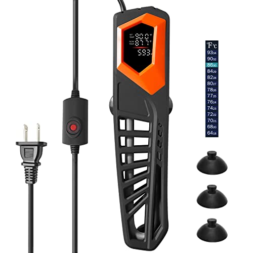 HITOP 600W Titanium Aquarium Heater - Digital Fish Heater with LED Temp Display and External Controller, for Large Fish Tank 75~180Gallon by HITOP - Used condition - US$29.01