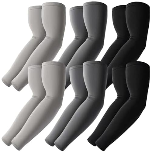BHYTAKI Cooling Compression Arm Sleeves for Men Women,UPF50 UV Sun Protection Sleeves for Work Sport Tattoo Cover Up