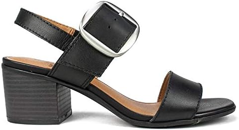 WHITE MOUNTAIN Shoes LAMAR Women's Sandal, BLACK/LEATHER, 8 M | Image 1