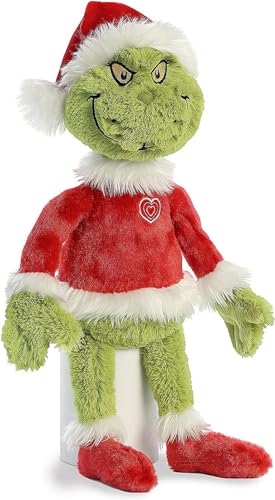 AURORA - Pacchetto Di Peluche Aurora World Da 2, Babbo Natale Grinch Da 18 Pollici E Massimo 18 Pollici Con Corna Multicolore 616576366862 - Foto 10