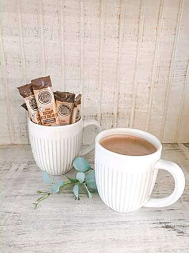 Coconut Cloud: Dairy-Free Coffee Creamer | Minimally Processed, Shelf Stable. Made from Coconut Powdered Milk. | Vegan, Gluten Free, Non-GMO. (Home, Office, Travel), Creamers (Salted Caramel - 20 Sticks) - Thumbnail 4