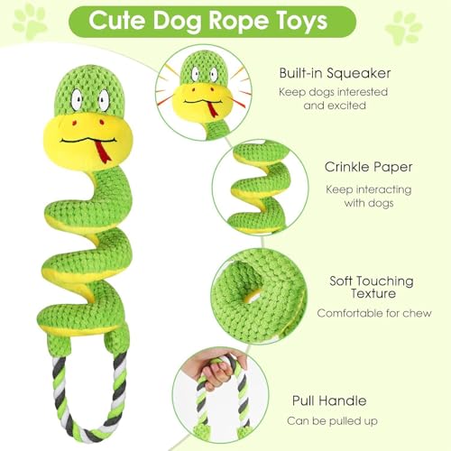 Jouet à mâcher pour chien en corde tressée haute densité