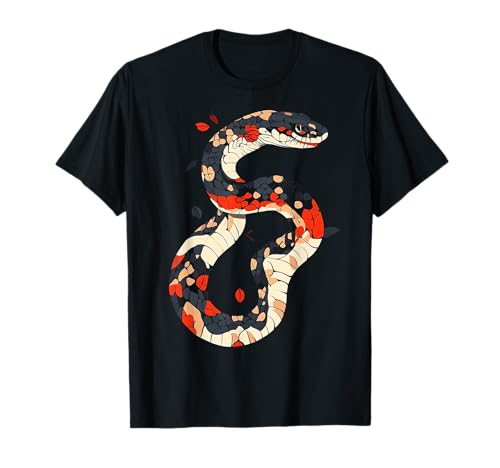 Serpiente Animal Motivo Arte Serpiente Camiseta