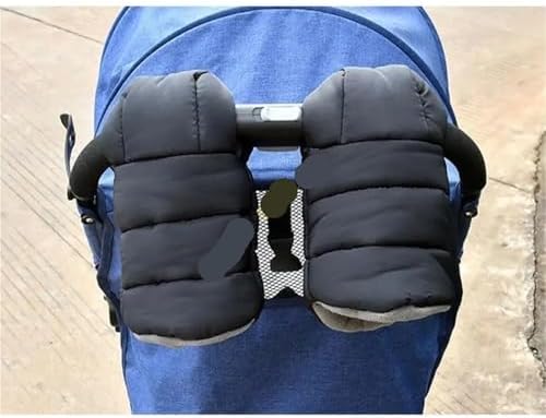 Durable 2set Winter Warm Stroller Gloves Muffs Waterproof Anti-Freeze Cold Weather Hand Muff Pram - 2
