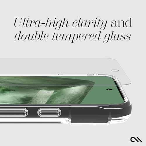Coque Google Pixel 8 transparente robuste anti choc avec verre 6,3" - 6