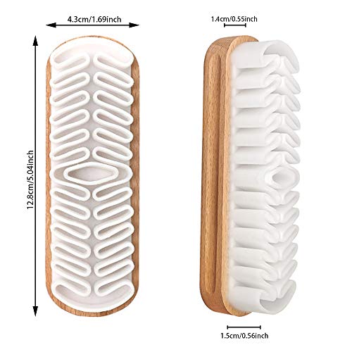 Lamondre Brosse à Chaussures, pour Nettoyage et Entretien du suède, Durable Bonne Prise en Main – vue 2