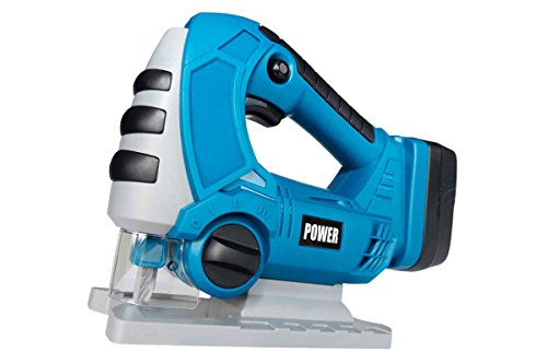 Preisvergleich Produktbild Playland® Kinder Elektro Werkezug LED & Sound Rollenspiel Stichsäge