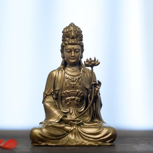 Estatua Buda Mahasthamaprapta de Bronce 2.7 in miniatura 5