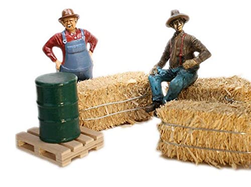 Meyer Imports Mini Hay Bales - Small - (Pack Of 100) Decorative Hay – For Craft/Dollhouse/Farm/Halloween/Table Decoration - 2.5 X 1 Inches Each #TOP7