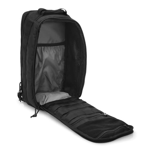 Mochila Transversal Wolf Attack Maverick Preta - Ballistic Nylon Zíper Ykk®