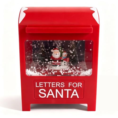 Glac Store Beleuchteter Weihnachtsbriefkasten mit Musik und Schnee, 15...