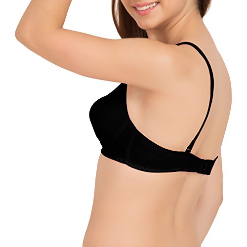 Image of Tweens - Non Padded Cotton Rich Bra - Concealer Side Shaper - Cotton Rich Fabric - Full Coverage, Multiway Straps, Wirefree, Seamless T-Shirt Bra