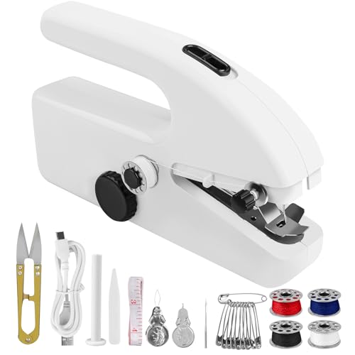 EEEKit Handheld Sewing Machine for Beginners, Mini Portable Electric Sewing
