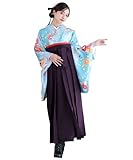 [KYOETSU] [キョウエツ] 袴 セット 卒業式 大学生 レディース 華やかB (10.風花に寒椿, 袴 LL)