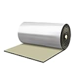 Car Heat Sound Deadening Insulation Mat, Sound Deadener & Heat Insulation Pad for Auto Hood Engine Roof Door and Trunk - 197mil 21.6sqft - 40 Inch x 40 Inch - 2PACK, Aluminum Foil