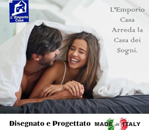 L'Emporio Casa Set Lenzuola in Flanella, Cotone Italiano 100% Pettinato, Anti-Pilling Varie Misure (Tartan, Matrimoniale)