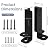 Cskunxia 4Pcs Adjustable Post Base Bracket Fit 1.5x1.5, 2x2, 2x4, 4x4 Post Deck Post Anchor Base Brackets Adjustable Wood Fence Pergola Brackets for Railing Mailbox Deck