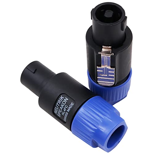 WANGCL 10 PCS NL4FC Speaker Cables Plugs Waterproof Speakon Connector Speakon To Jack Cable CANNON Plug with Twist Lock Fit for Cable Diameter 6~15mm - Image 2