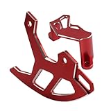 Cngoat41 1 Pc Rear Disc Brake Caliper Guard Powersports Caliper Guards Cover Aluminum Red For HONDA CR 125/R 2002-2008, For HONDA CR 250/R 2002-2008