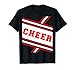 Cheerleader Costume Shirt Halloween Cheer Team T-Shirt