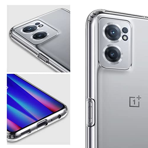 Image of Fashionury Back Case for OnePlus Nord CE 2 5G Back Cover Shockproof Slim Crystal Clear Cover TPU for OnePlus Nord CE 2 5G