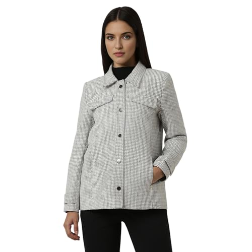 Image of Van Heusen Women's Regular Fit Casual A-line Coat, polyester blend