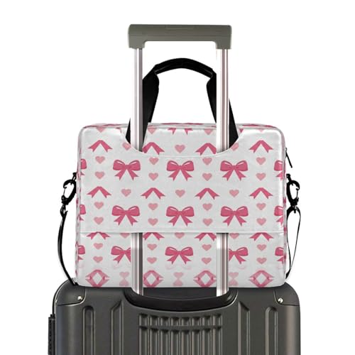Bolso para portátil Senya rosa con lazo miniatura 4