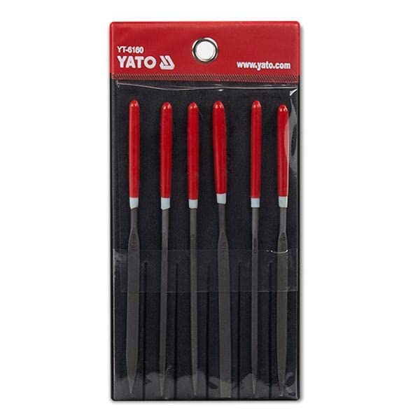 Yato yt-6160 – Needle File Set 6Pcs 3 x 140 x 65 mm